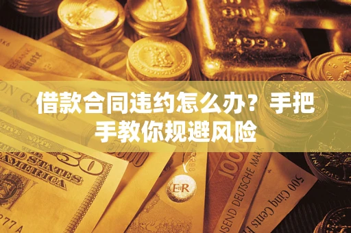 武汉借款合同违约怎么办？手把手教你规避风险