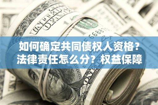 武汉如何确定共同债权人资格？法律责任怎么分？权益保障技巧揭秘！