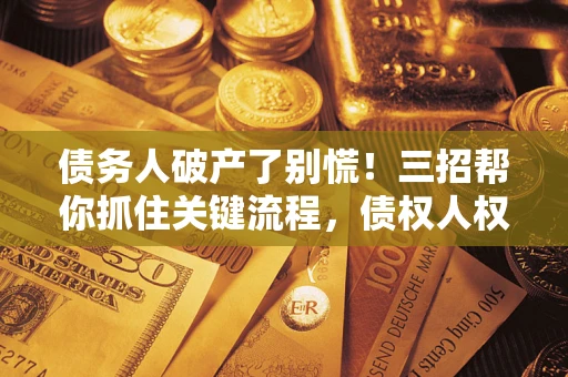 武汉债务人破产了别慌！三招帮你抓住关键流程，债权人权益不再缩水