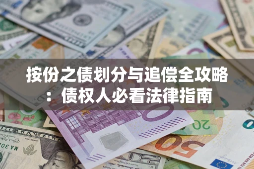 武汉按份之债划分与追偿全攻略：债权人必看法律指南