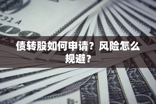 武汉债转股如何申请？风险怎么规避？