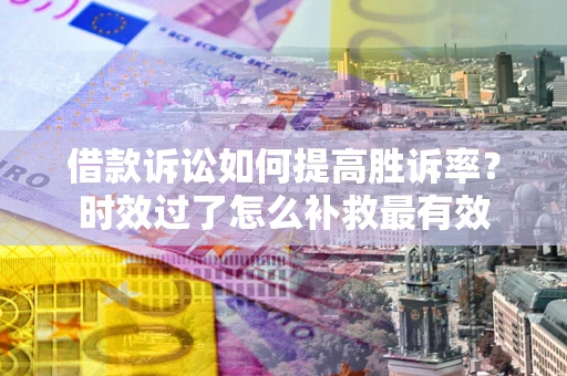 武汉借款诉讼如何提高胜诉率？时效过了怎么补救最有效