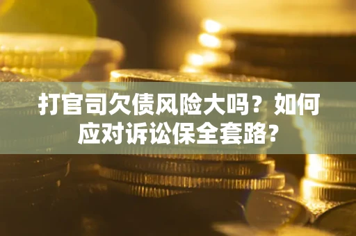 武汉打官司欠债风险大吗？如何应对诉讼保全套路？